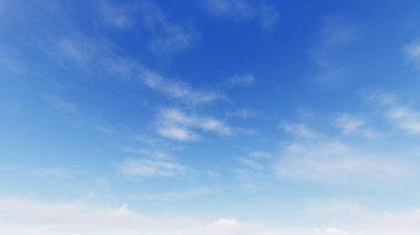 Bulutlu gökyüzü mavi arka plan, mavi gökyüzü arka plan küçük bulutlar, 3d çizim ile