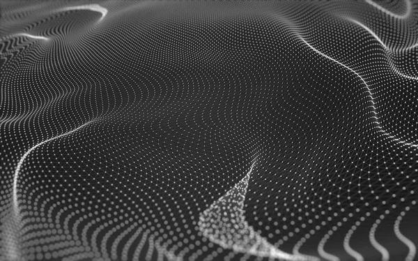 Noktaları ve çizgileri birleştiren soyut çokgen uzay düşük polyester arka plan. Bağlantı yapısı. 3d oluşturma