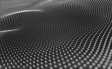 Noktaları ve çizgileri birleştiren soyut çokgen uzay düşük polyester arka plan. Bağlantı yapısı. 3d oluşturma