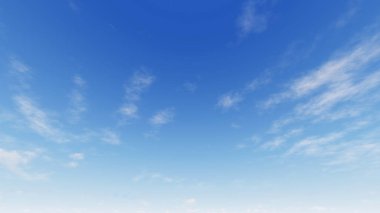 Bulutlu gökyüzü mavi arka plan, mavi gökyüzü arka plan küçük bulutlar, 3d çizim ile