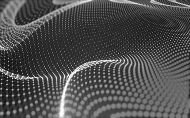 Noktaları ve çizgileri birleştiren soyut çokgen uzay düşük polyester arka plan. Bağlantı yapısı. 3d oluşturma
