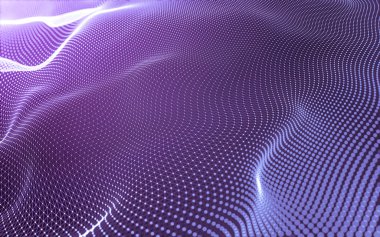 Noktaları ve çizgileri birleştiren soyut çokgen uzay düşük polyester arka plan. Bağlantı yapısı. 3d oluşturma