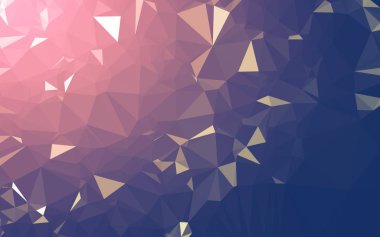 Soyut düşük poli arkaplan, geometri üçgeni, mozaik pastel renk arkaplanı