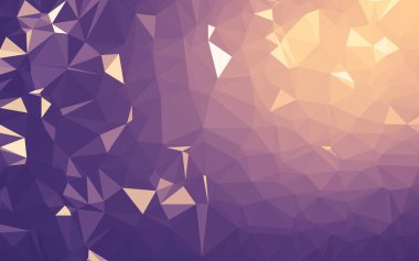 Soyut düşük poli arkaplan, geometri üçgeni, mozaik pastel renk arkaplanı