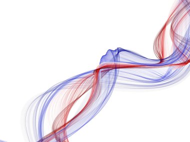 Parlayan soyut dalgalar ve soyut arkaplan ile koyu soyut arkaplan