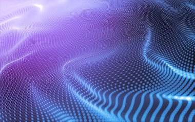 Noktaları ve çizgileri birleştiren soyut çokgen uzay düşük polyester arka plan. Bağlantı yapısı. 3d oluşturma