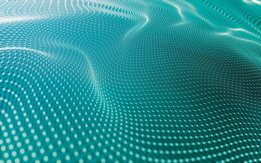 Noktaları ve çizgileri birleştiren soyut çokgen uzay düşük polyester arka plan. Bağlantı yapısı. 3d oluşturma