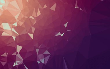 Soyut düşük poli arkaplan, geometri üçgeni, mozaik pastel renk arkaplanı