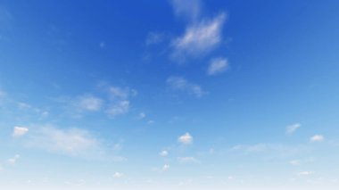 Bulutlu gökyüzü mavi arka plan, mavi gökyüzü arka plan ile küçük bulutlar, 3d renderin