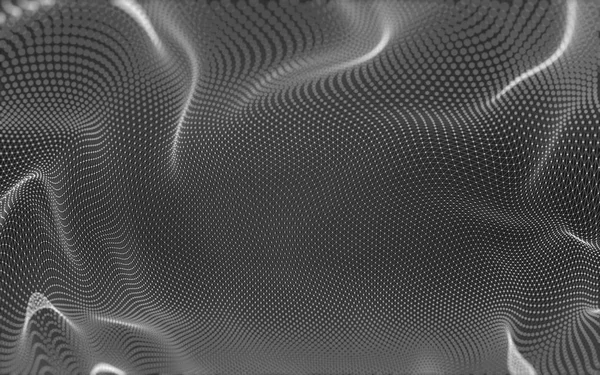 Αφηρημένο Πολυγωνικό Διάστημα Χαμηλό Poly Σκούρο Φόντο Συνδετικές Τελείες Και — Φωτογραφία Αρχείου