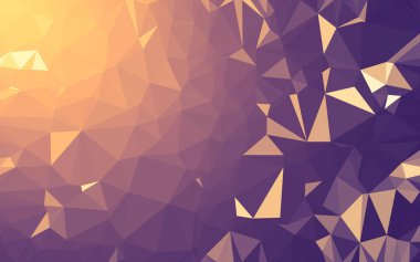 Soyut düşük poli arkaplan, geometri üçgeni, mozaik pastel renk arkaplanı