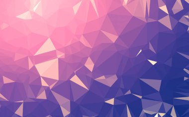 Soyut düşük poli arkaplan, geometri üçgeni, mozaik pastel renk arkaplanı