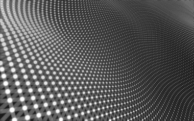 Noktaları ve çizgileri birleştiren soyut çokgen uzay düşük polyester arka plan. Bağlantı yapısı. 3d oluşturma