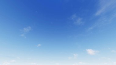 Bulutlu gökyüzü mavi arka plan, mavi gökyüzü arka plan ile küçük bulutlar, 3d renderin