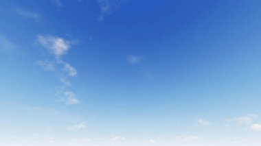 Bulutlu gökyüzü mavi arka plan, mavi gökyüzü arka plan ile küçük bulutlar, 3d renderin