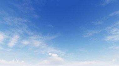Bulutlu gökyüzü mavi arka plan, mavi gökyüzü arka plan ile küçük bulutlar, 3d renderin