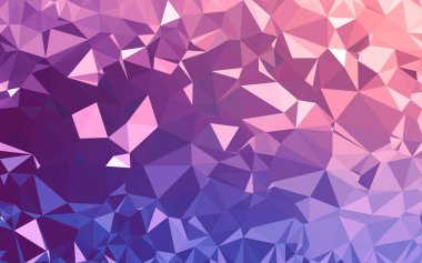 Soyut düşük poli arkaplan, geometri üçgeni, mozaik pastel renk arkaplanı