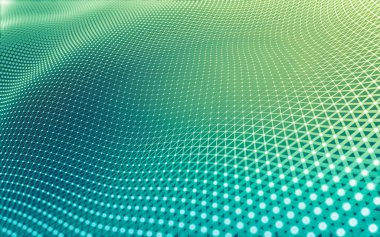 Noktaları ve çizgileri birleştiren soyut çokgen uzay düşük polyester arka plan. Bağlantı yapısı. 3d oluşturma