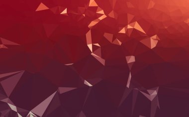 Soyut düşük poli arkaplan, geometri üçgeni, mozaik pastel renk arkaplanı