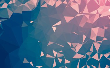 Soyut düşük poli arkaplan, geometri üçgeni, mozaik pastel renk arkaplanı
