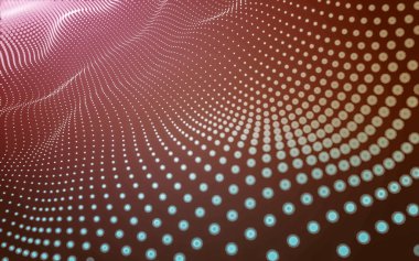 Noktaları ve çizgileri birleştiren soyut çokgen uzay düşük polyester arka plan. Bağlantı yapısı. 3d oluşturma