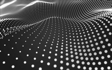 Noktaları ve çizgileri birleştiren soyut çokgen uzay düşük polyester arka plan. Bağlantı yapısı. 3d oluşturma