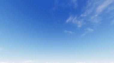 Bulutlu gökyüzü mavi arka plan, mavi gökyüzü arka plan ile küçük bulutlar, 3d renderin