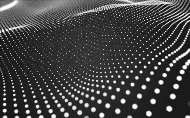 Noktaları ve çizgileri birleştiren soyut çokgen uzay düşük polyester arka plan. Bağlantı yapısı. 3d oluşturma