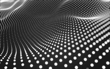 Noktaları ve çizgileri birleştiren soyut çokgen uzay düşük polyester arka plan. Bağlantı yapısı. 3d oluşturma