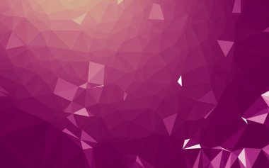 Soyut düşük poli arkaplan, geometri üçgeni, mozaik pastel renk arkaplanı