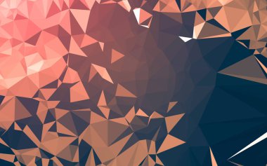 Soyut düşük poli arkaplan, geometri üçgeni, mozaik pastel renk arkaplanı