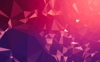 Soyut düşük poli arkaplan, geometri üçgeni, mozaik pastel renk arkaplanı