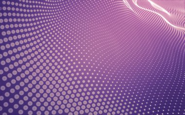 Noktaları ve çizgileri birleştiren soyut çokgen uzay düşük polyester arka plan. Bağlantı yapısı. 3d oluşturma