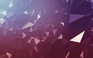 Soyut düşük poli arkaplan, geometri üçgeni, mozaik pastel renk arkaplanı