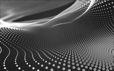 Noktaları ve çizgileri birleştiren soyut çokgen uzay düşük polyester arka plan. Bağlantı yapısı. 3d oluşturma