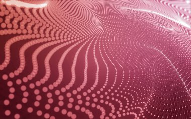 Noktaları ve çizgileri birleştiren soyut çokgen uzay düşük polyester arka plan. Bağlantı yapısı. 3d oluşturma