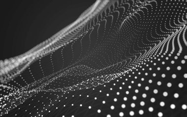 Noktaları ve çizgileri birleştiren soyut çokgen uzay düşük polyester arka plan. Bağlantı yapısı. 3d oluşturma
