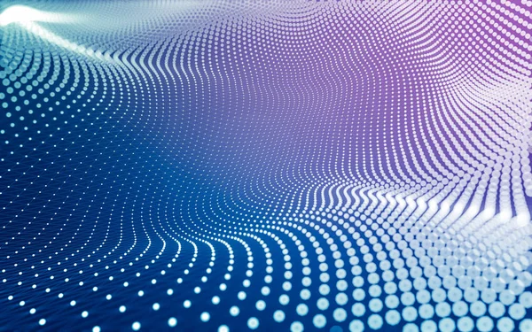 Noktaları ve çizgileri birleştiren soyut çokgen uzay düşük polyester arka plan. Bağlantı yapısı. 3d oluşturma