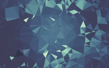 Soyut düşük poli arkaplan, geometri üçgeni, mozaik pastel renk arkaplanı