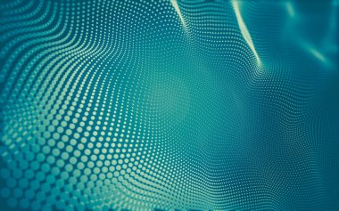 Noktaları ve çizgileri birleştiren soyut çokgen uzay düşük polyester arka plan. Bağlantı yapısı. 3d oluşturma