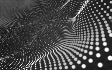 Noktaları ve çizgileri birleştiren soyut çokgen uzay düşük polyester arka plan. Bağlantı yapısı. 3d oluşturma