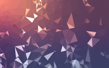 Soyut düşük poli arkaplan, geometri üçgeni, mozaik pastel renk arkaplanı