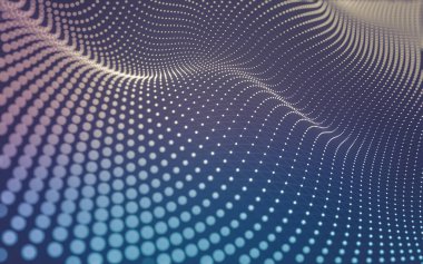 Noktaları ve çizgileri birleştiren soyut çokgen uzay düşük polyester arka plan. Bağlantı yapısı. 3d oluşturma