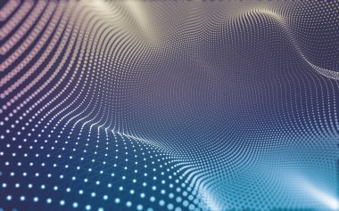 Noktaları ve çizgileri birleştiren soyut çokgen uzay düşük polyester arka plan. Bağlantı yapısı. 3d oluşturma