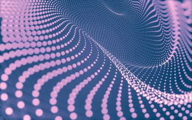 Noktaları ve çizgileri birleştiren soyut çokgen uzay düşük polyester arka plan. Bağlantı yapısı. 3d oluşturma