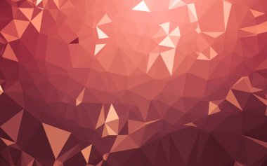 Soyut düşük poli arkaplan, geometri üçgeni, mozaik pastel renk arkaplanı