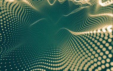 Noktaları ve çizgileri birleştiren soyut çokgen uzay düşük polyester arka plan. Bağlantı yapısı. 3d oluşturma