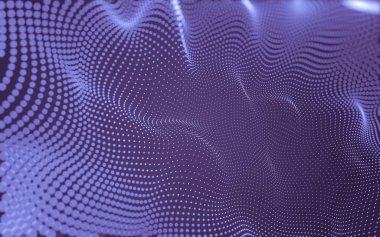Noktaları ve çizgileri birleştiren soyut çokgen uzay düşük polyester arka plan. Bağlantı yapısı. 3d oluşturma