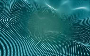 Noktaları ve çizgileri birleştiren soyut çokgen uzay düşük polyester arka plan. Bağlantı yapısı. 3d oluşturma