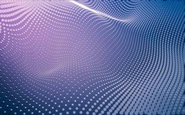 Noktaları ve çizgileri birleştiren soyut çokgen uzay düşük polyester arka plan. Bağlantı yapısı. 3d oluşturma